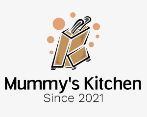 Cooking Kitchen Knives logo design