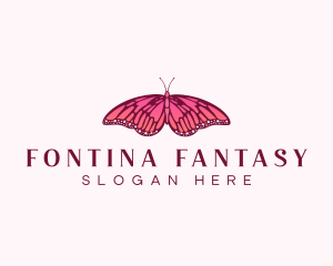 Feminine Butterfly Company logo design