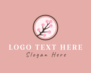 Japanese Cherry Blossom  Logo