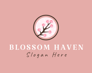 Japanese Cherry Blossom  logo design