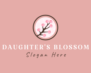 Japanese Cherry Blossom  logo design