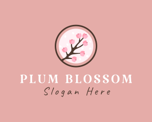 Japanese Cherry Blossom  logo design