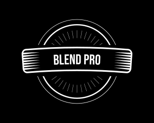 Hipster Style Barista logo design