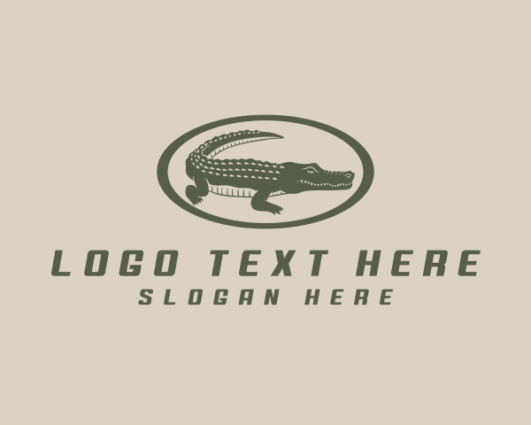 Alligator logo example 2