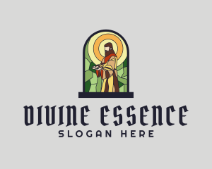 Religious Saint Mosaic logo