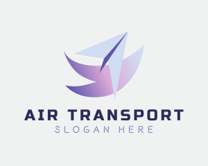 Express Courier Plane logo design