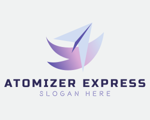 Express Courier Plane logo design