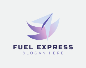 Express Courier Plane logo design