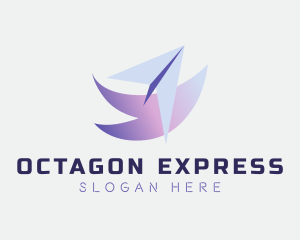 Express Courier Plane logo design