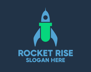 Rocket Test Tube logo