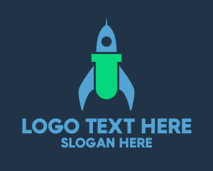 Memories - Rocket Test Tube logo design