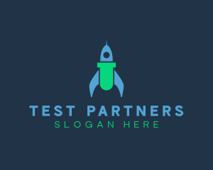 Rocket Test Tube logo
