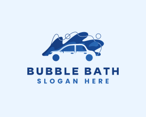 Car Bubble  Wash logo design