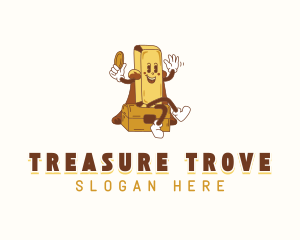 Money Treasure Chest logo design