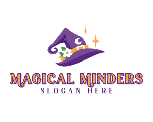 Fantasy Magician Hat logo design