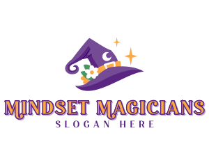 Fantasy Magician Hat logo design