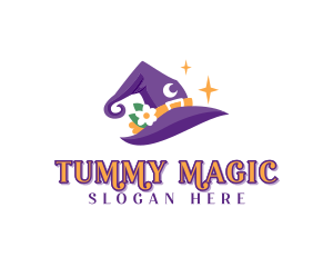 Fantasy Magician Hat logo design