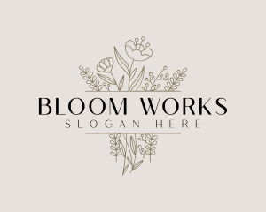 Gardening Flower Boutique logo design