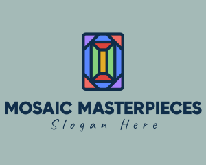 Polygonal Window Mosaic  logo design