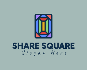 Polygonal Window Mosaic  logo design