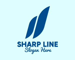 Blue Sail Lines  logo design