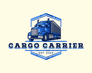 Cargo Truck Shipment logo design