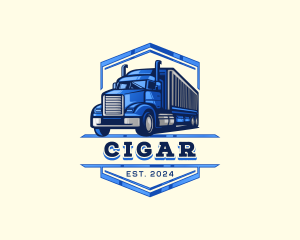 Cargo Truck Shipment logo design