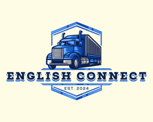 Cargo Truck Shipment logo design