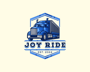 Cargo Truck Shipment logo design