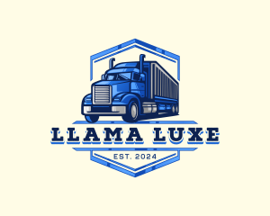 Cargo Truck Shipment logo design