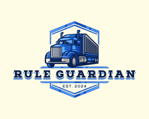 Cargo Truck Shipment logo design