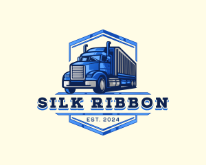 Cargo Truck Shipment logo design