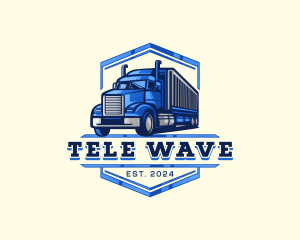 Cargo Truck Shipment logo design