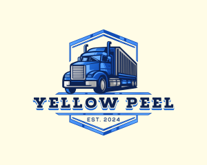 Cargo Truck Shipment logo design