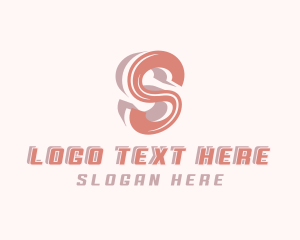 Swoosh Business Letter S logo