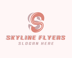 Swoosh Business Letter S logo design