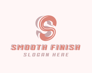 Swoosh Business Letter S logo design