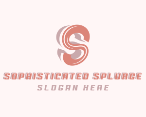 Swoosh Business Letter S logo design