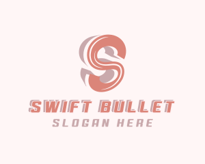 Swoosh Business Letter S logo design