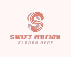 Swoosh Business Letter S logo design