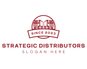 Logistics Trucking Distribution logo