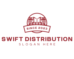 Logistics Trucking Distribution logo