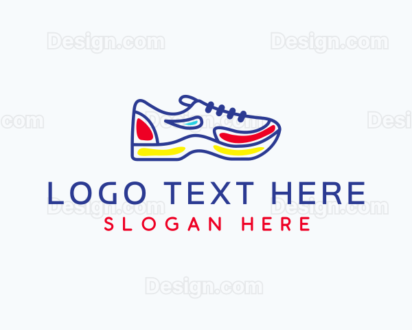 Running Jogging Shoes Logo