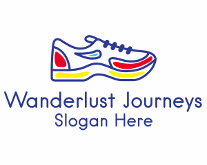 Running Jogging Shoes Logo