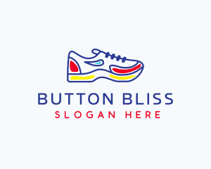 Running Jogging Shoes logo design