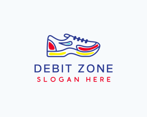 Running Jogging Shoes logo design