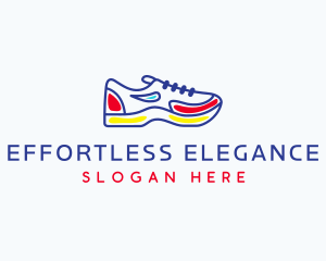 Running Jogging Shoes logo design