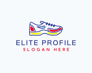 Running Jogging Shoes logo design