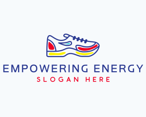 Running Jogging Shoes logo design