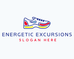 Running Jogging Shoes logo design